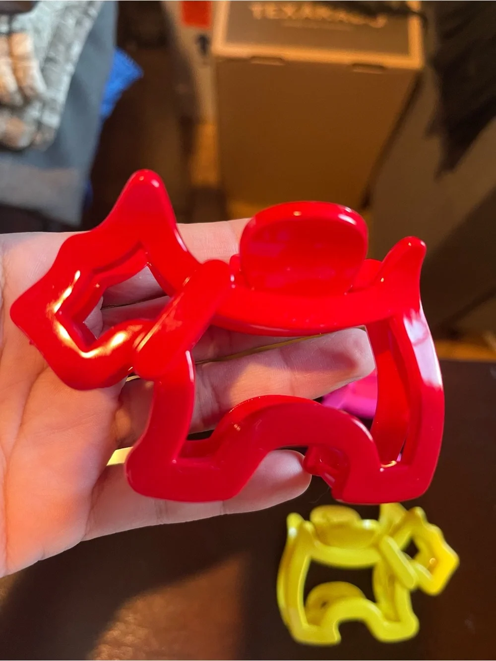 Colorful Dog-Shaped Hair Clip Set
